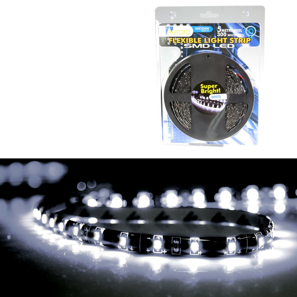 Aerpro SMD5MW SMD LED Strip Light (5 metres | White)