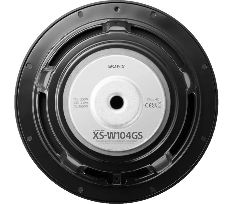 SONY 10" (25Cm) Mobile Gs Subwoofer -XS-W104GS