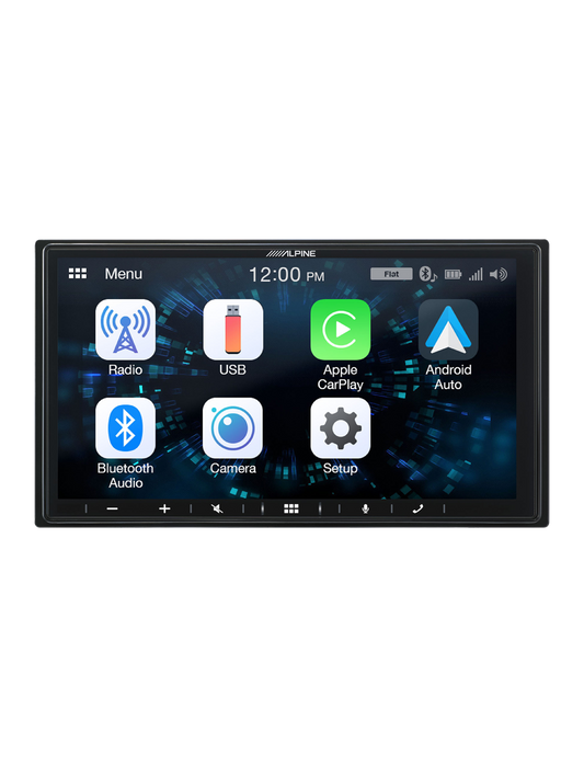 Alpine 7” Apple CarPlay / Android Auto / FLAC / MP3 / WMA / AAC / Bluetooth-iLX-W650E