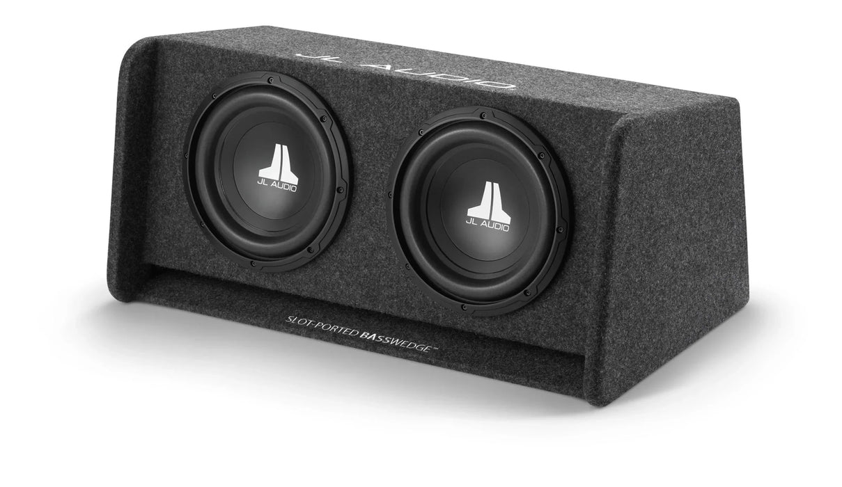 JL AUDIO Dual 10W0V3 Basswedge, Ported, 2 Ω -CP210-W0v3
