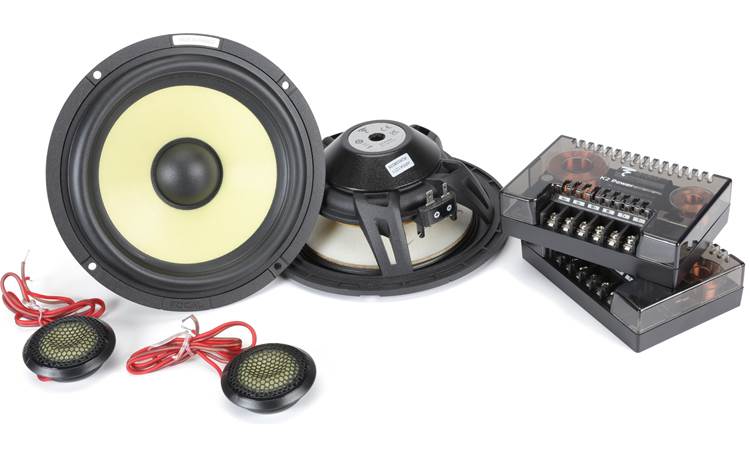 Focal Es 165 K2S K2 Power Series 6-1/2" Shallow-Mount Component Speaker System