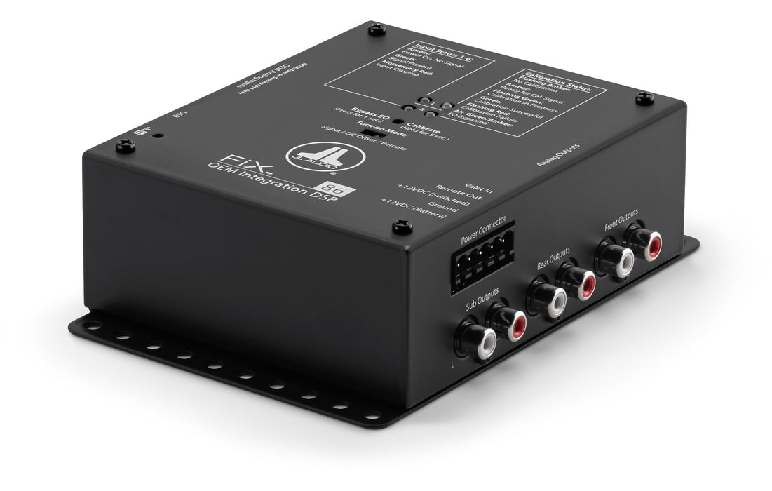 JL AUDIO Oem Integration Dsp With Automatic Time Correction And Digital Eq (8-Channel Inputs/4-Channel Stereo + 2 Subwoofer Rca Outputs) -FIX-86