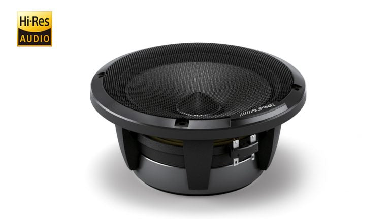 Alpine Status Hi-Res 6-1/2″ (16.5cm) 3-Way Slim-Fit Component Speaker Set