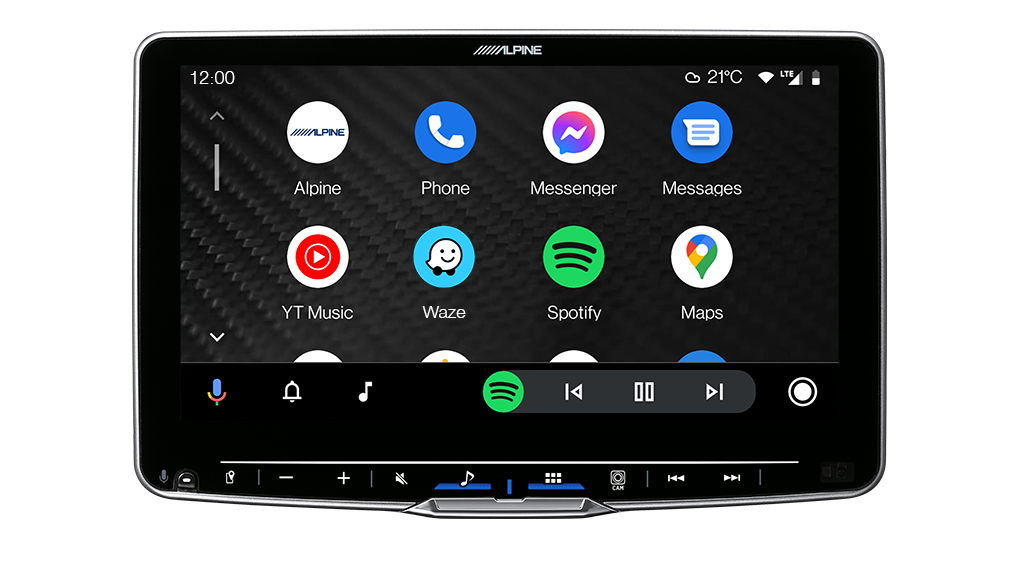 Alpine Halo9 9” High-Res Audio Receiver with Wireless Apple CarPlay / Wireless Android Auto / HDMI / USB / Dual Camera / Bluetooth / Hi-Res Audio Wireless / LDAC / DAB+ Suitable for Nissan Navara NP300 ST-X-NAVARA-F509-STX