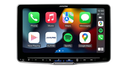 Alpine Halo9 9” High-Res Audio Receiver with Wireless Apple CarPlay / Wireless Android Auto / HDMI / USB / Dual Camera / Bluetooth / Hi-Res Audio Wireless / LDAC / DAB+ Suitable for Nissan Navara NP300 ST-X-NAVARA-F509-STX