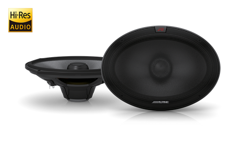 Alpine R-S69.2 6"x9" (160mm x 240mm) R-Series 2-Way 300W Coaxial Speaker