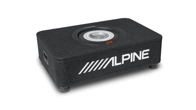 Alpine R-Series 10″ Shallow Profile Enclosure 2 Ohm Subwoofer RS-SB10