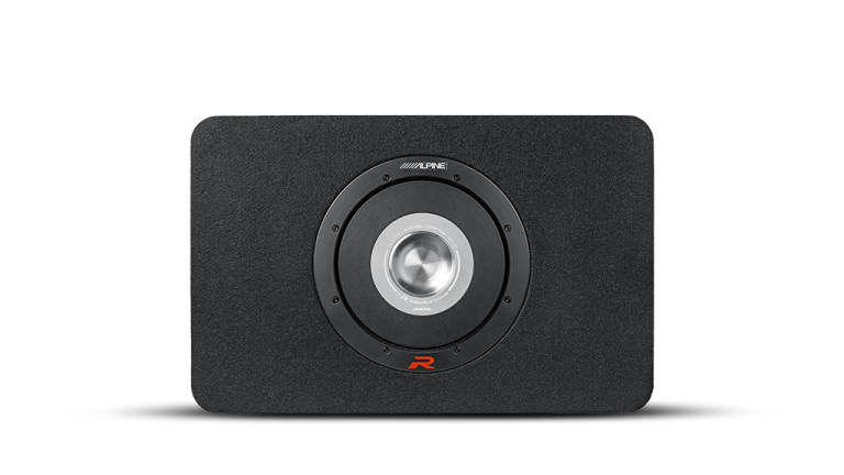 Alpine R-Series 10″ Shallow Profile Enclosure 2 Ohm Subwoofer RS-SB10