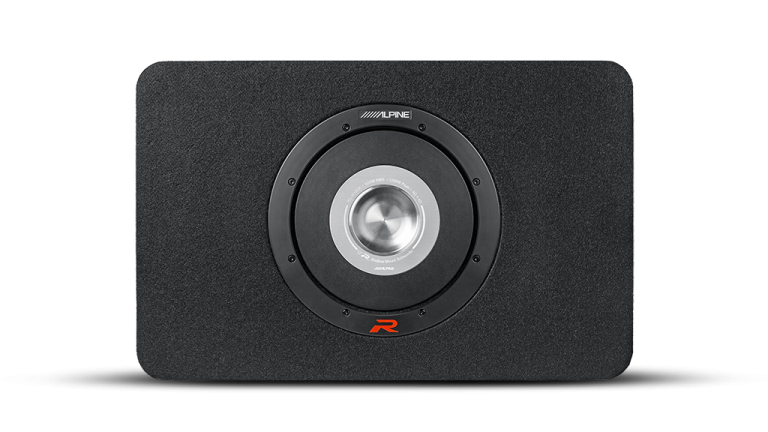 Alpine R-Series 12″ Shallow Profile Enclosure 2 Ohm Subwoofer RS-SB12