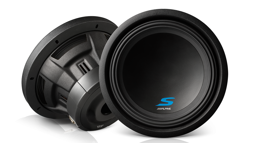 Alpine S-W12D4 S-Series 12" Dual 4 Ohm Subwoofer