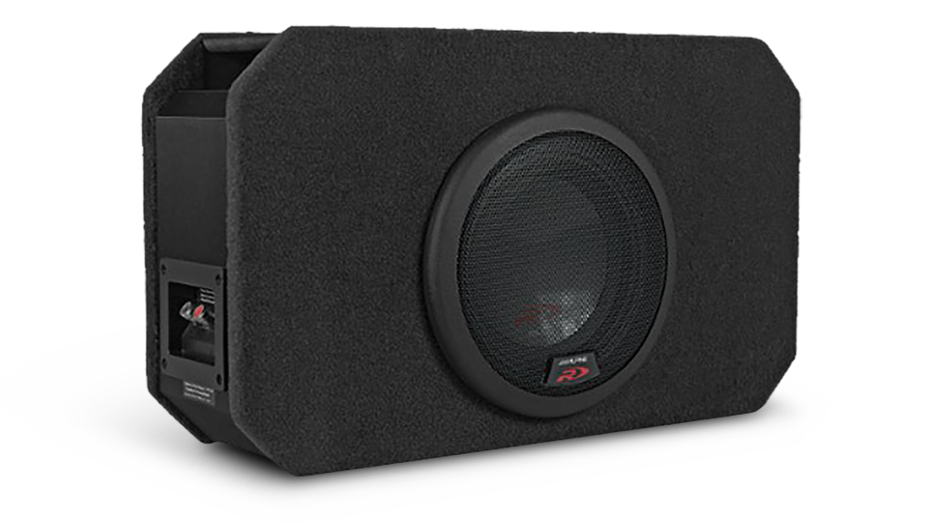 Alpine SBR-S8D4.2 900W 8” Compact Subwoofer (with included grille | SWR-823D Pre-installed)