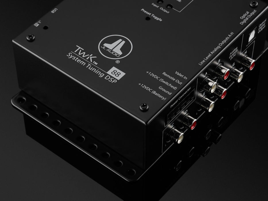 JL AUDIO System Tuning Dsp Controlled By Tün Software, 8-Channel Analog & Digital Inputs / 8-Ch. Analog Outputs -TWK-88