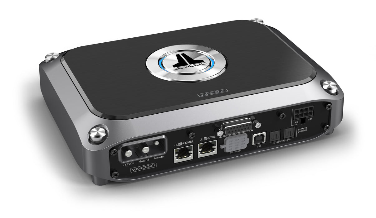 JL AUDIO 4-Channel Class D Full Range Amplifier With Integrated Dsp -VX400/4i