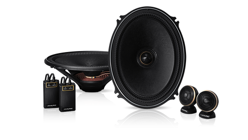 Alpine X-710S X-Premium Sound 7"x10″ Component Speakers