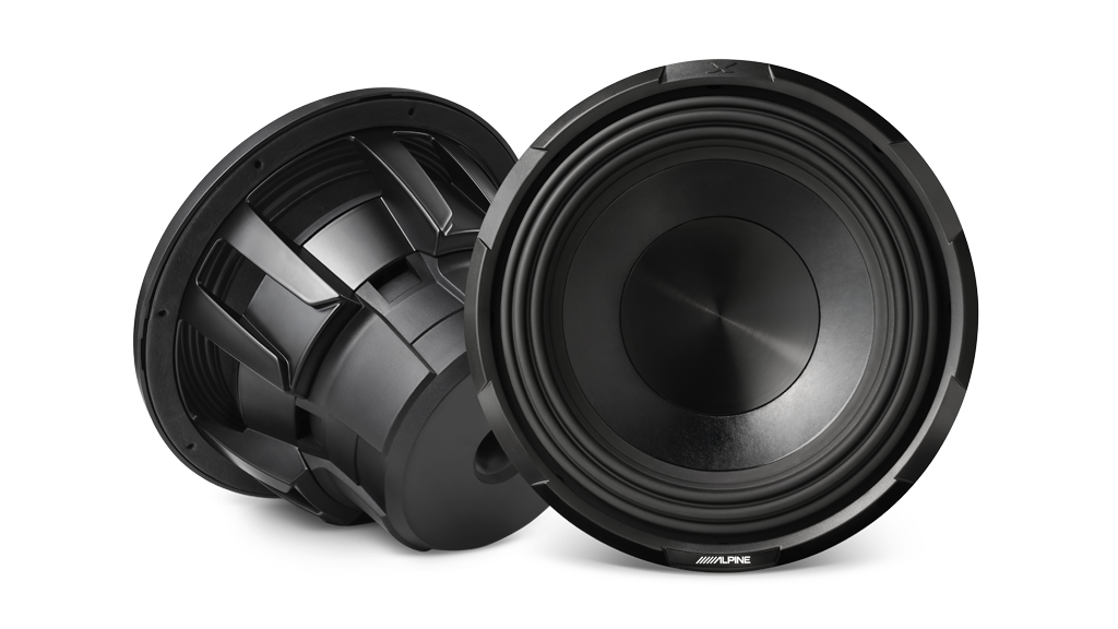 Alpine X-W10D4 10′′ 2700W X-Series Subwoofer (4Ω + 4Ω)