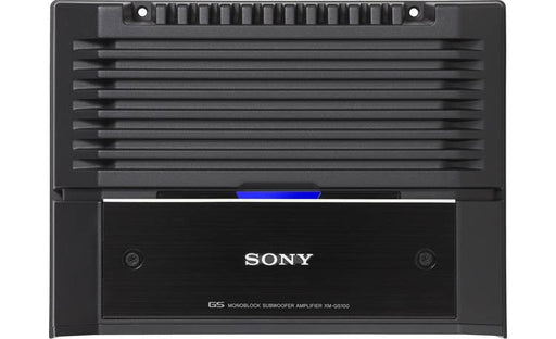 SONY Mono Subwoofer Amplifier — 600 Watts Rms X 1 At 2 Ohms -XM-GS100