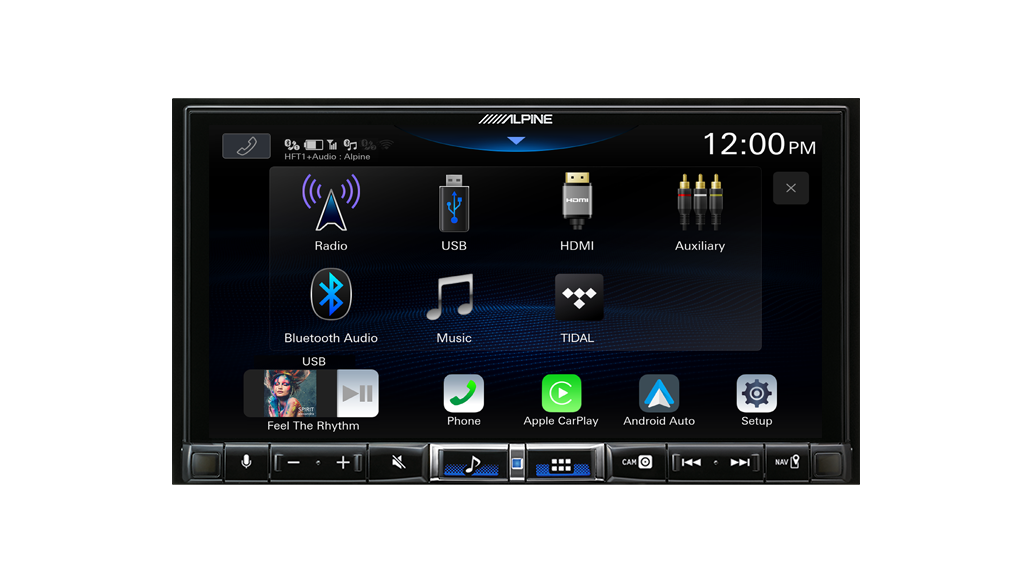 Alpine 7” High-Res Audio Receiver with Wireless Apple CarPlay / Wireless Android Auto / HDMI / USB / Dual Camera / Bluetooth / Hi-Res Audio Wireless // DAB+ – Suitable for VE Commodore Series-1 Commodore-VES1G4-507A