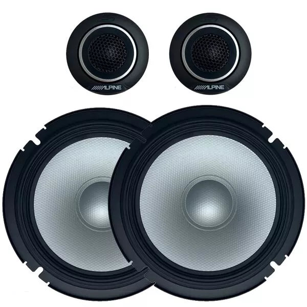 Alpine S2-Series 6.5" Component Speakers-S2-S65C