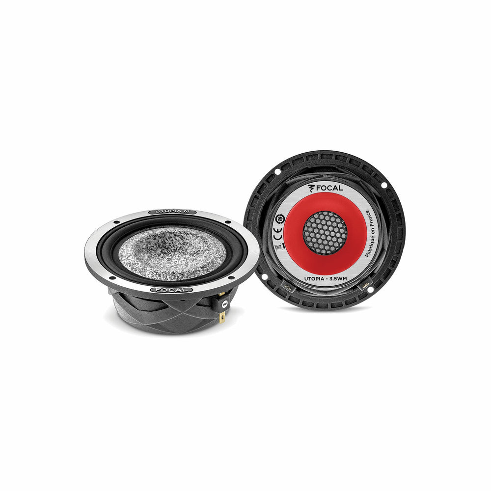 FOCAL 3.5” Midrange Utopia M, 4 Ohm 200Hz-10Khz -3.5WM 3.5” (each)