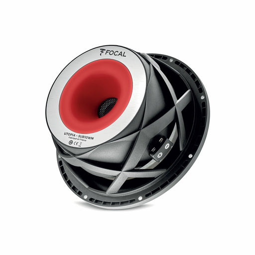 FOCAL 10” Subwoofer Utopia M, 400W Rms Dual 4Ohm, For Sealed Only Enclosure 10-15L, 25Hz - 800Hz 10WM 10” (each)