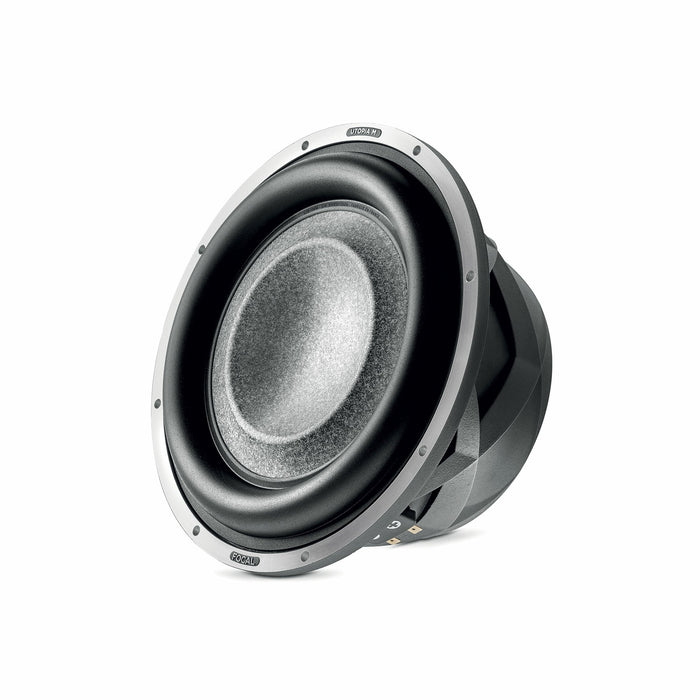 FOCAL 10” Subwoofer Utopia M, 400W Rms Dual 4Ohm, For Sealed Only Enclosure 10-15L, 25Hz - 800Hz | -10WM 10” (each)