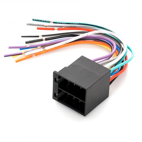 Aerpro APP7201M Male ISO-to-Bare Wire Universal Harness