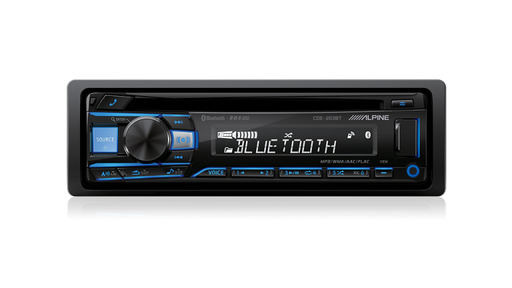 Alpine CDE-203BT CD RECEIVER WITH BLUETOOTH / AUX / USB / FLAC