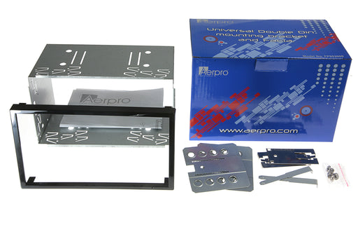 Aerpro FP953000 Universal Double DIN Mounting Kit (Black)