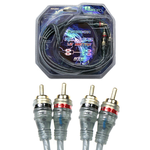 Aerpro MX120 MAXCOR 1.2-metre RCA Lead (2 Male to 2 Male Connectors)