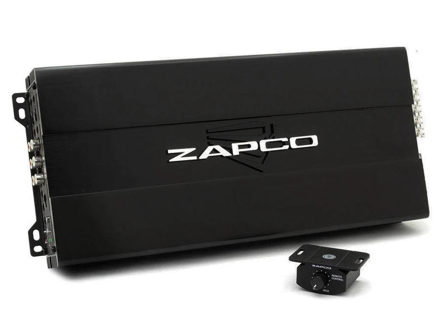 ZAPCO Studio D class 4 x 120RMS @4ohm, and 1 x 360RMS