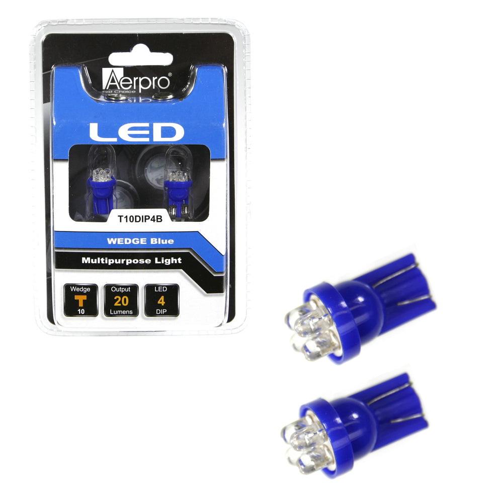 Aerpro T10DIP4B 4X DIP LED Multi-purpose Light (Blue)