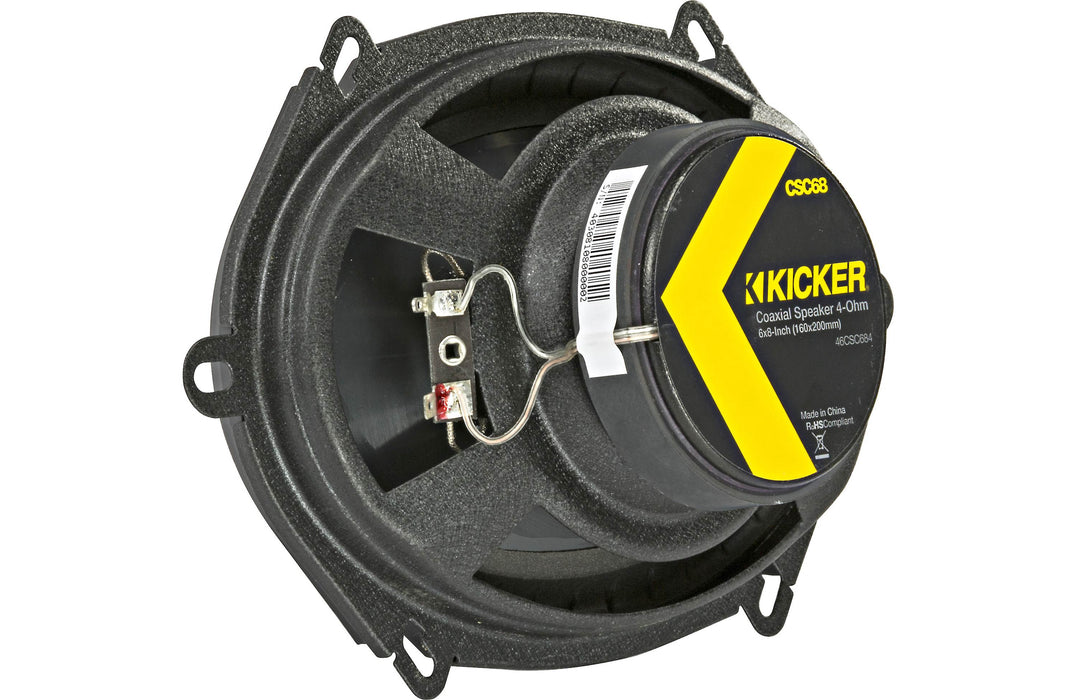 Kicker 46CSC684 6"x8" 2-way Car Speakers (Pair)