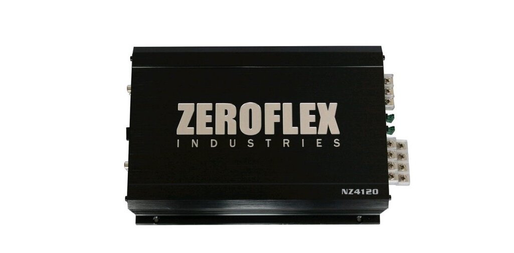 ZeroFlex NZ4120 4 x 120RMS @ 4Ω Amplifier with Bass Remote